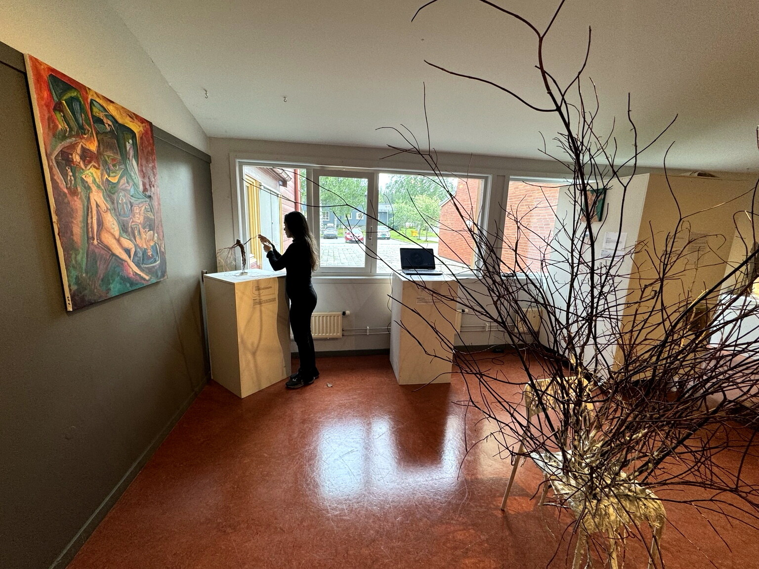 Setareh Kazemi with Before Words in the Utover det synlige exhibition