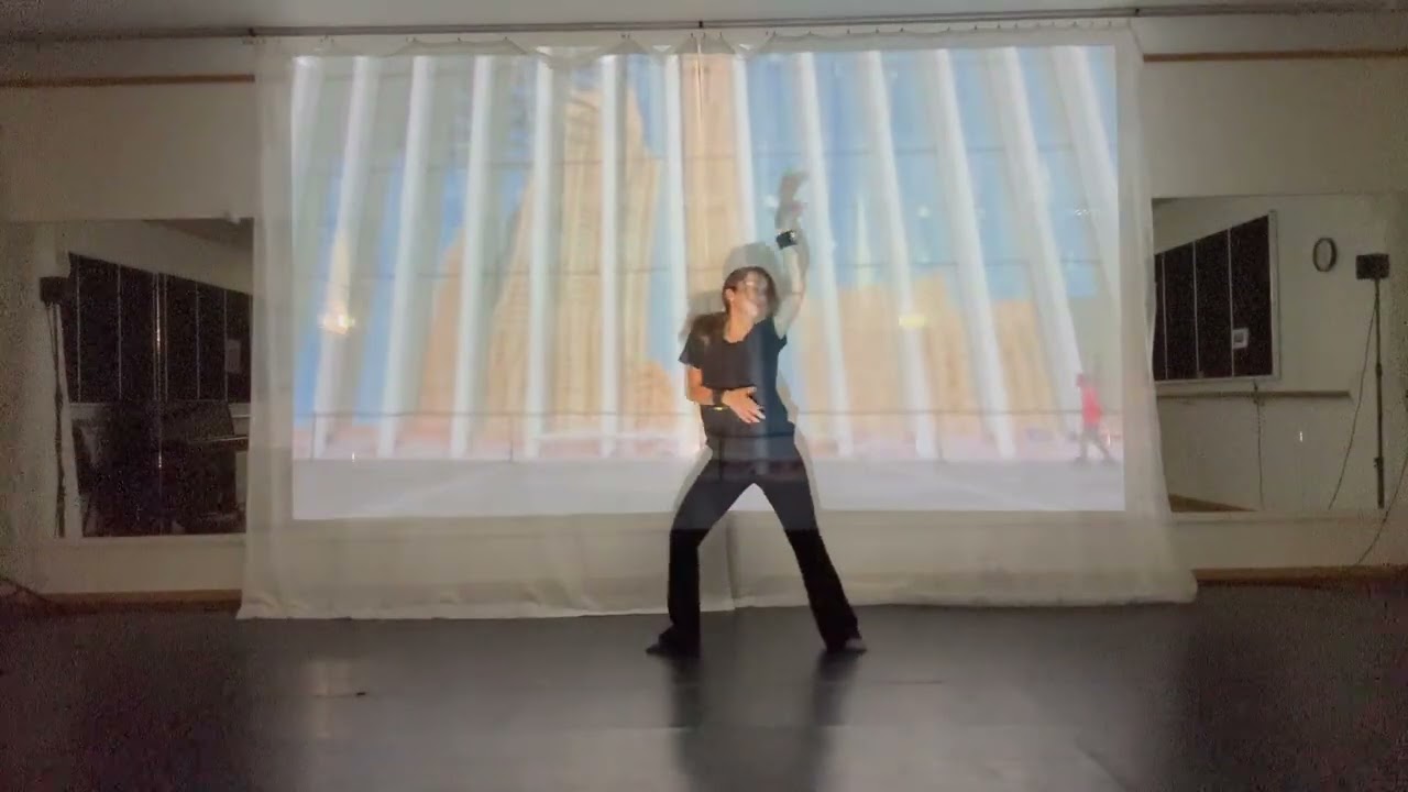 Setareh Nejatian Kazemi performing in Mother, an interactive dance work